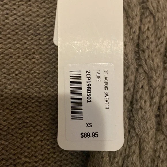 Soft Surroundings Fitted Waist Cardigan Taupe XS - Picture 3 of 7